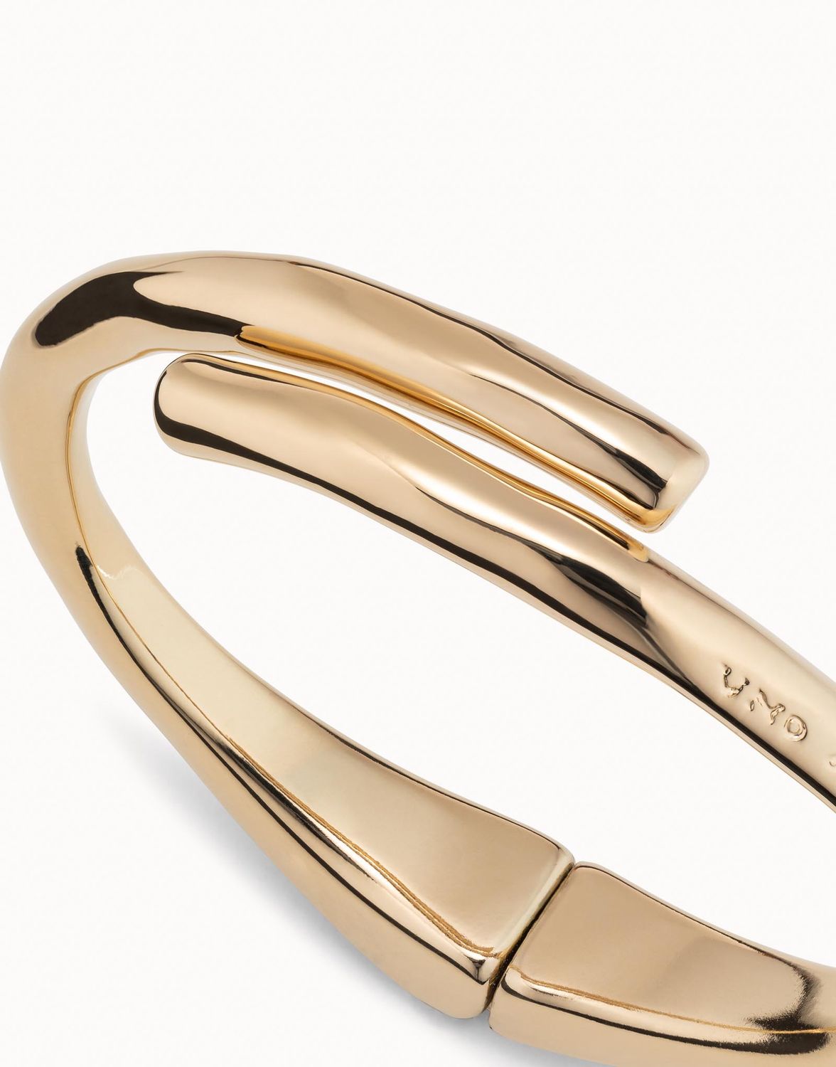 Tubular Hinged Bangle - Gold
