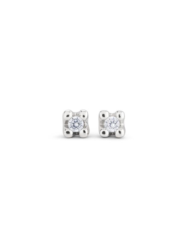 CZ Studs - Silver