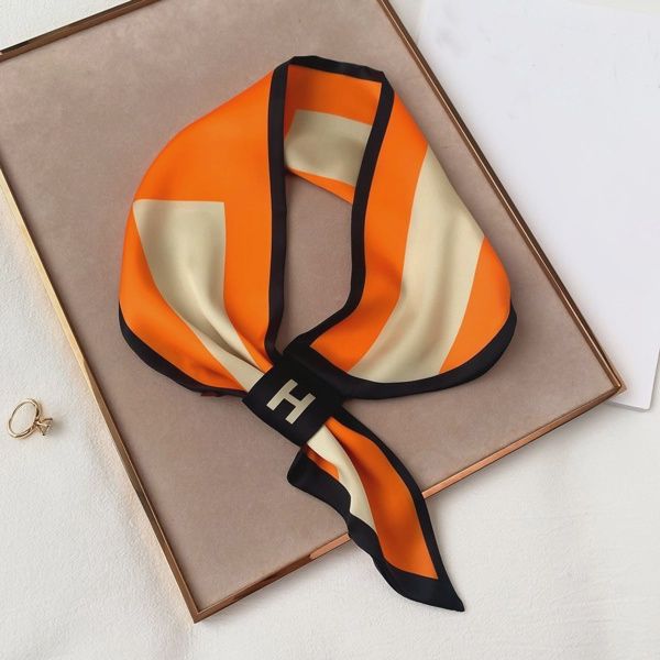 Loop Scarf - Equestrian Striped H - Orange