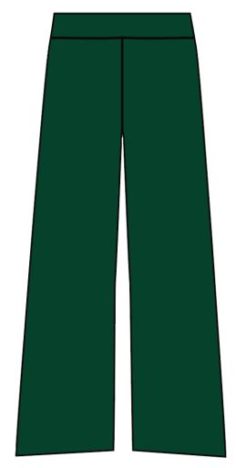 Jude Connally NICOLETTE Velvet Pant - Palace Green, Colour: PALACE GREEN, Size: S