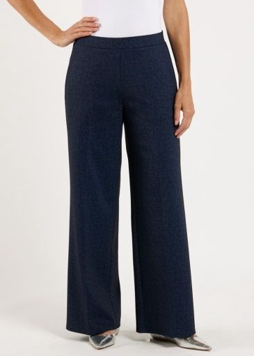 Jude Connally NICOLETTE Wide Leg Denim Pant - Navy, Size: Small