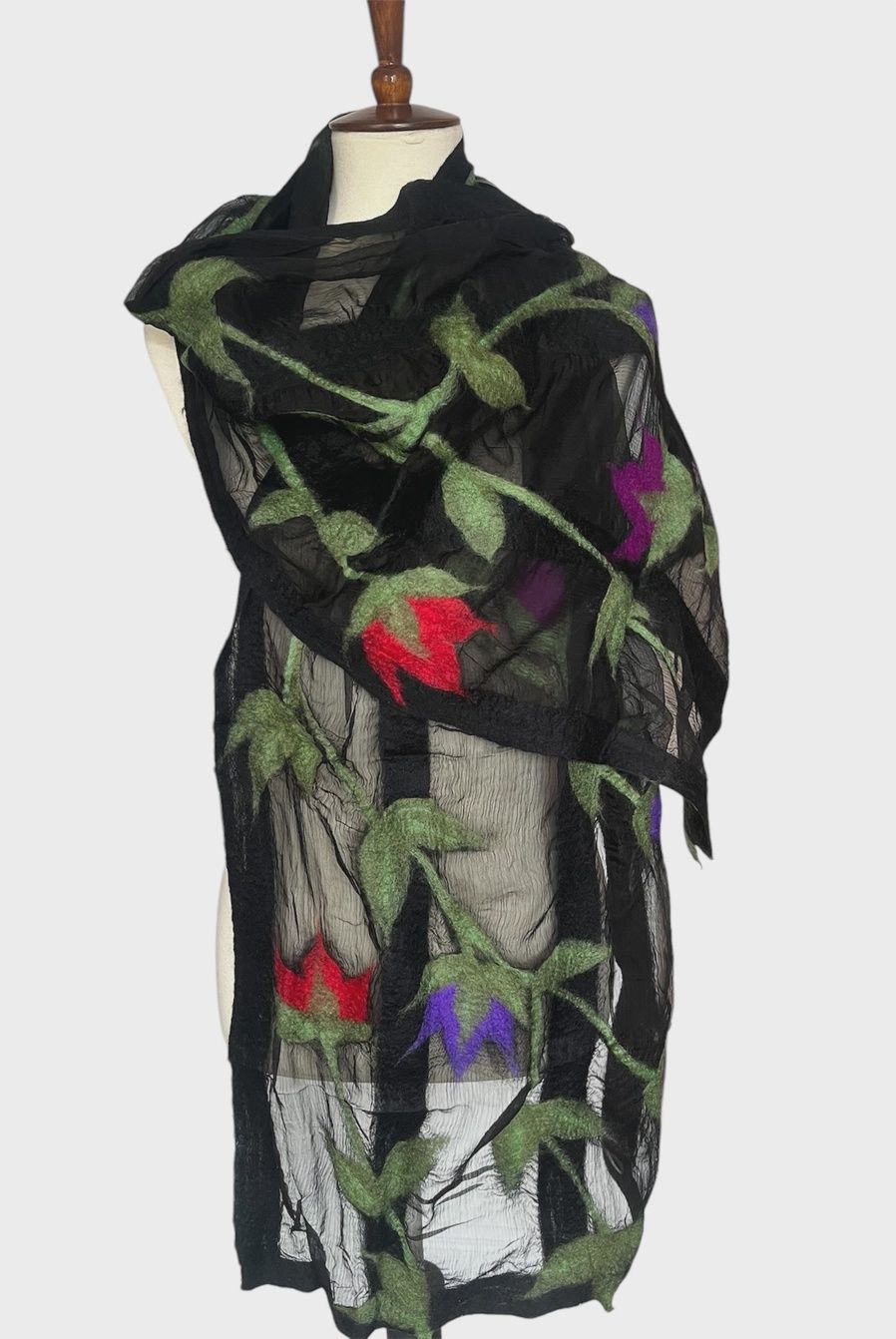 Pomegranate Moon &quot;Flower Vine&quot; Scarf