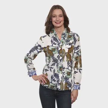 Tizzie Cape Cod Shirt (4949-R113), Size: XS