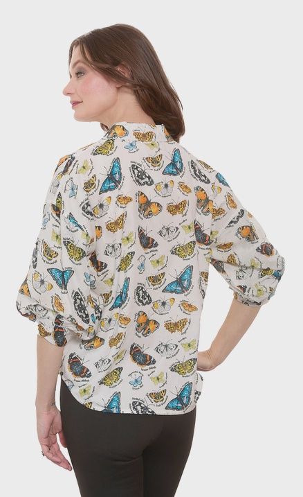 Tizzie White Butterfly Milano (4060-R162)
