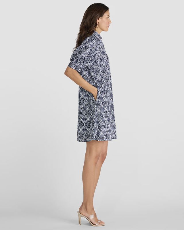 Jude Connally Emerson Dress Medallion Navy
