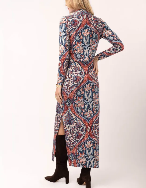 Spartina Marlissa Midi Dress Japonica - Red