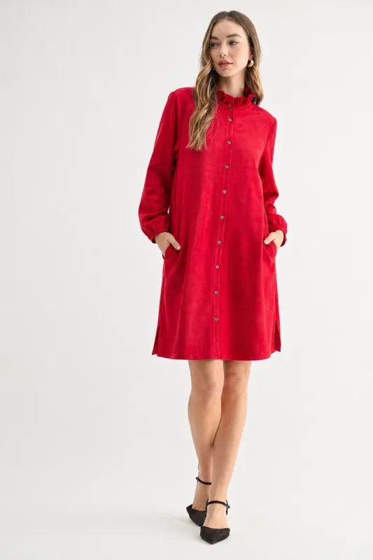 Joh. Anthony Suede Dress (55840A)