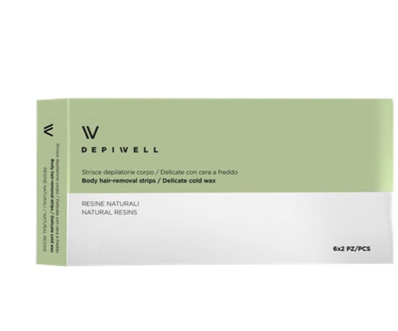 DEPIWELL STRISCE VISO DEPILATORIE 6 doppie