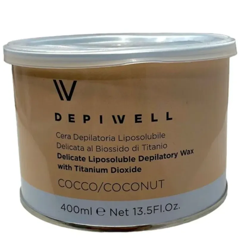 DEPIWELL CERA COCCO BIANCA BIOSSIDO BARATTOLO 400 ML  LIPOSOLUBILE