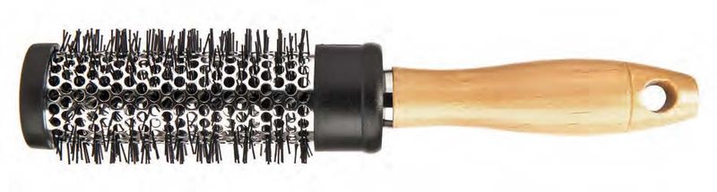 GUENZANI SPAZZOLA TERMICA MANICO LEGNO GRANDE diam. 34 mm