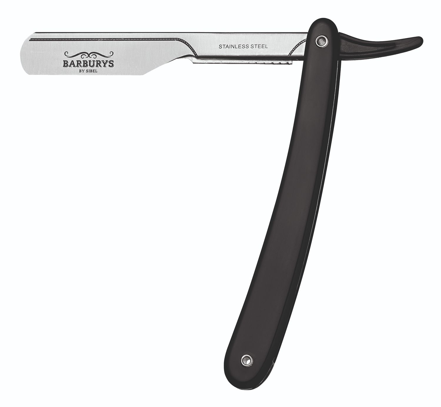 BARBURYS RASOIO BARBA BARURYS AGITATOR 1/2 LAMA PLASTICO NERO