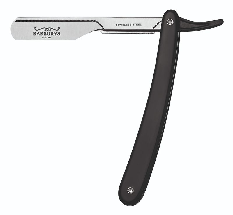 BARBURYS RASOIO BARBA BARURYS AGITATOR 1/2 LAMA PLASTICO NERO