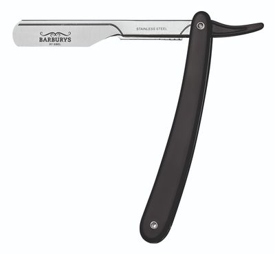 BARBURYS RASOIO BARBA BARURYS AGITATOR 1/2 LAMA PLASTICO NERO