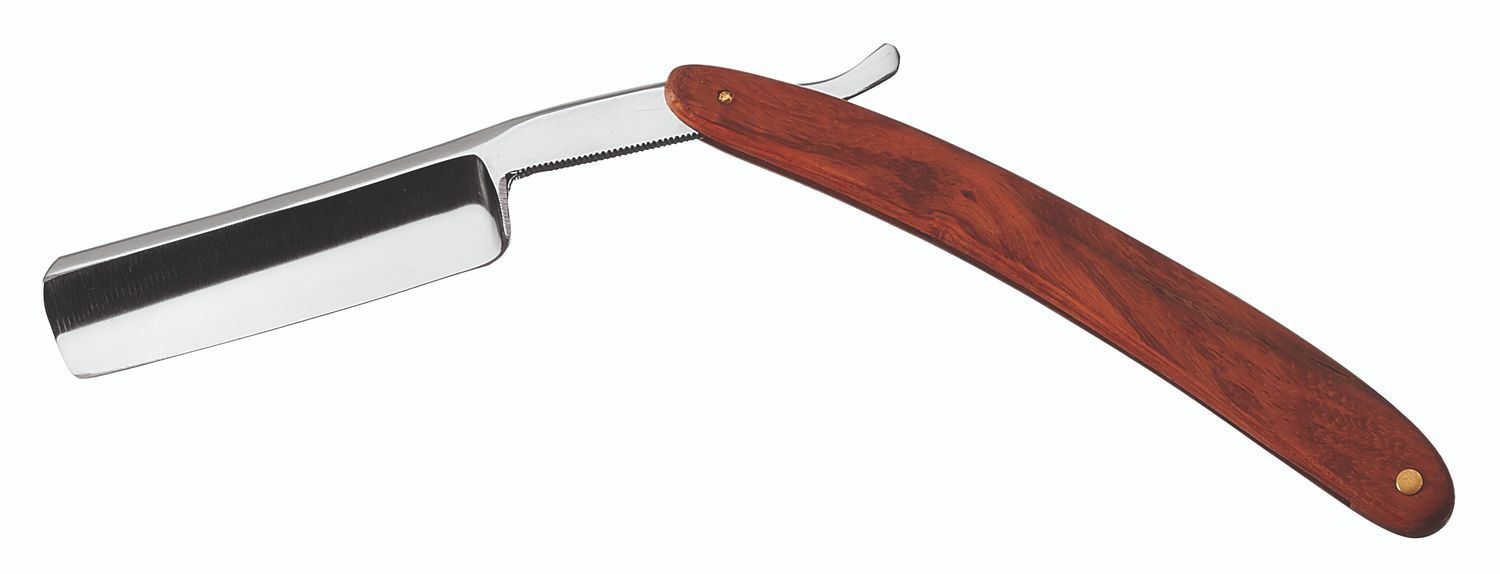 BARBURYS rasoio 5/8 PER BARBA MANO LIBERA BONUS LEGNO