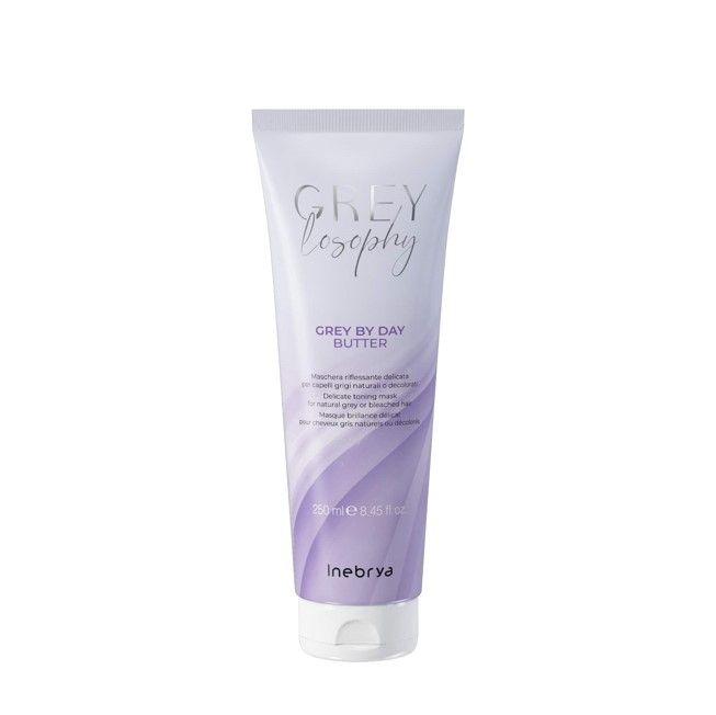 INEBRIA GREY BY DAY BUTTER Maschera riflessantedelicata capelli grigi 250ml