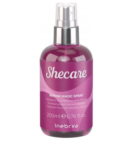INEBRIA SHECARE NEW REPAIR MAGIC SPRAY trattamento riparatore intensivo illuminante 200ML INEBRIA SHECARE NEW REPAIR MAGIC SPRAY trattamento riparatore intensivo illuminante 200ML
