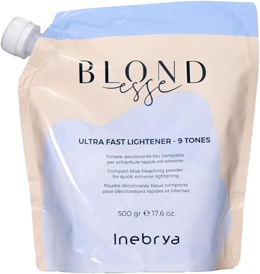 INEBRIA BLONDESSE BLEACHING ULTRA FAST LIGHTENER - 9 toni polvere decolorante compatta per schiariture estreme 500 gr