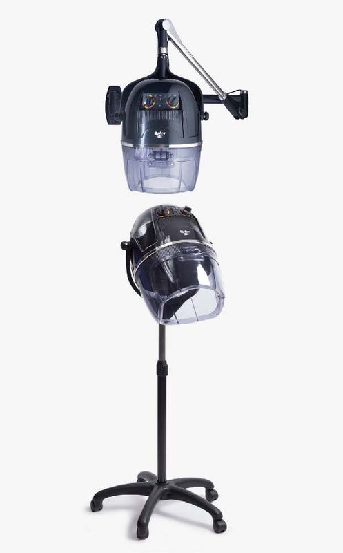 CASCO ASCIUGACAPELLI A PIEDE NERO 2 VELOCITA 1000 WATT