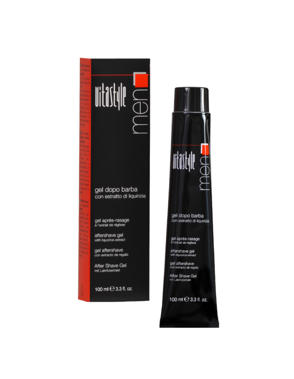 VITASTYLE MEN  GEL DOPO BARBA con estratto di liquirizia 100 ml