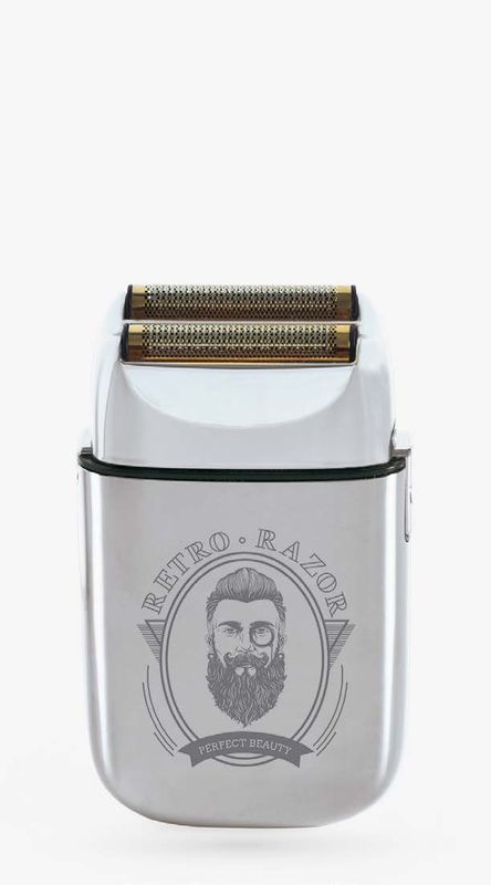 SHAVER RETRO RAZOR V SILVER Perfect beauty