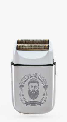 SHAVER RETRO RAZOR V SILVER Perfect beauty SHAVER RETRO RAZOR V SILVER Perfect beauty