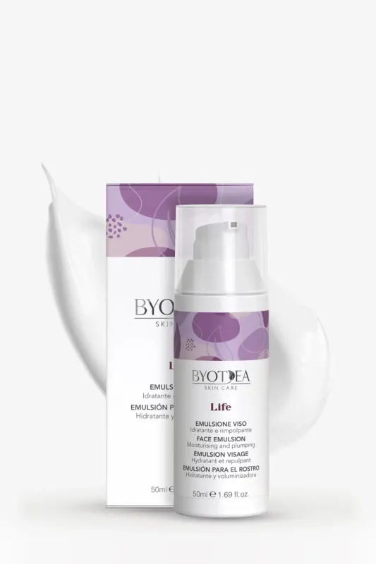 BYOTEA LIFE EMULSIONE VISO IDRATANTE E RIMPOLPANTE 50ML