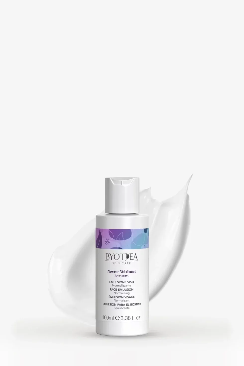 BYOTEA NEVER WITHOUT LOVE MATT EMULSIONE VISO NORMALIZZANTE 100 ML