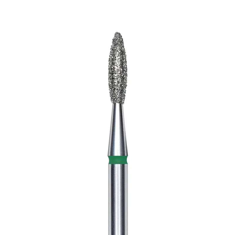 STALEKS  Fiamma, verde, diametro 2.1 mm - lunghezza punta 8 mm Punta diamantata