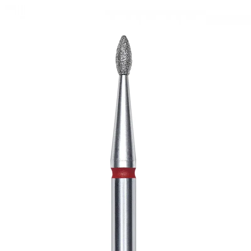 STALEKS  Goccia, rosso, diametro 1.6 mm - lunghezza punta 4 mm Punta diamantata
