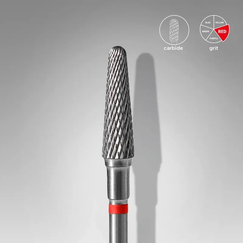 STALEKS  Punta Tronco  rosso, diametro 4 mm - lunghezza punta 13 mm