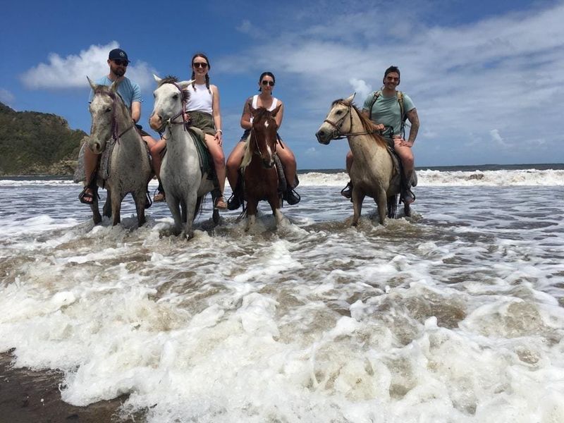Horseback Riding and Beach Adventure