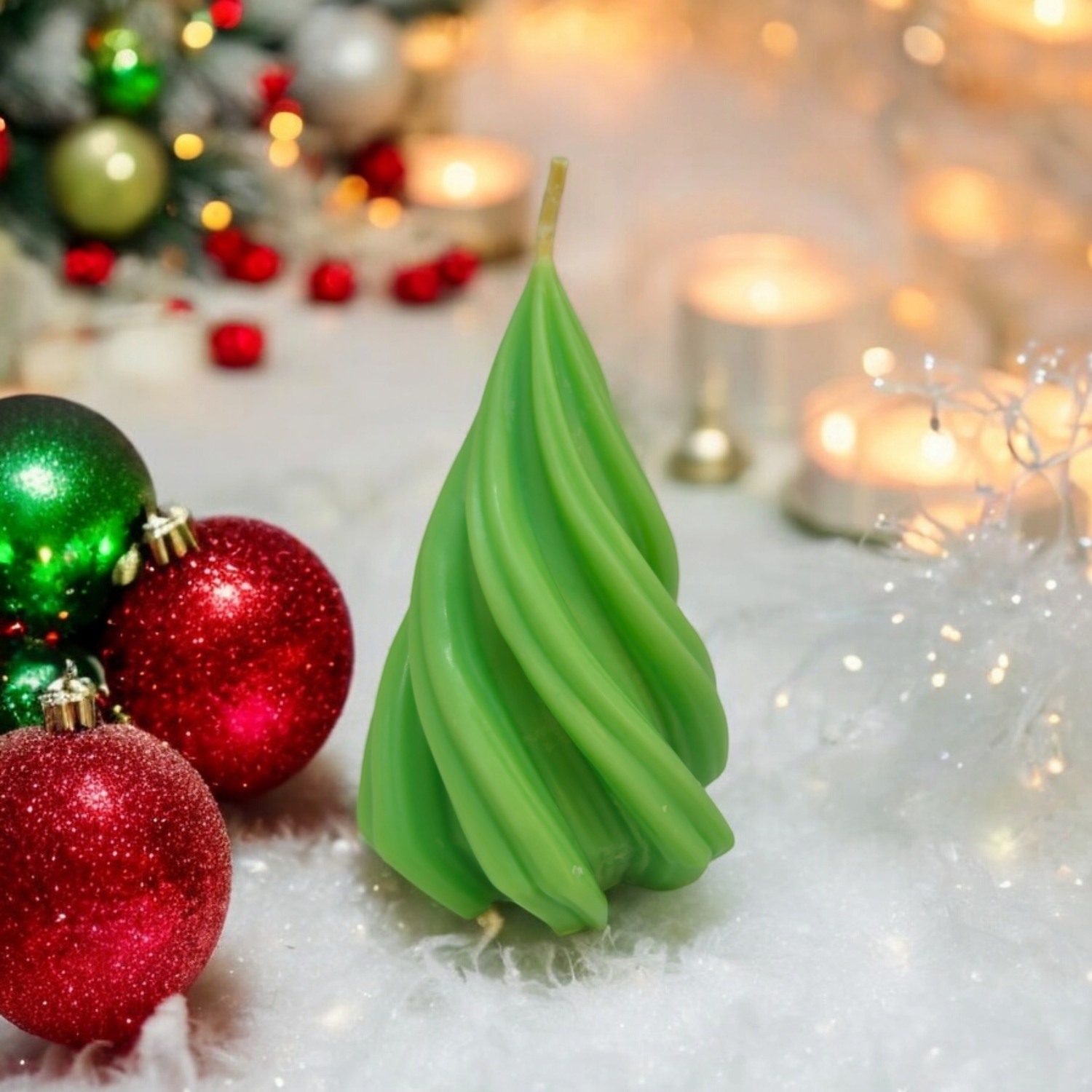 Świeca sojowa choinka