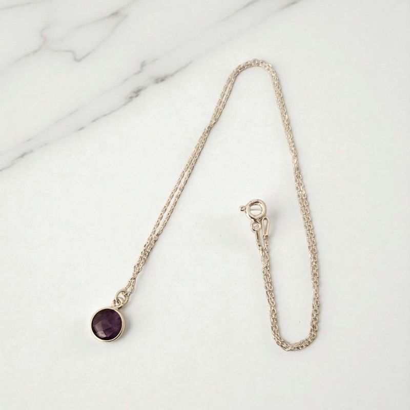 Naszyjnik z ametystem
