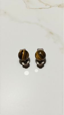 Klipsy z tygrysim okiem