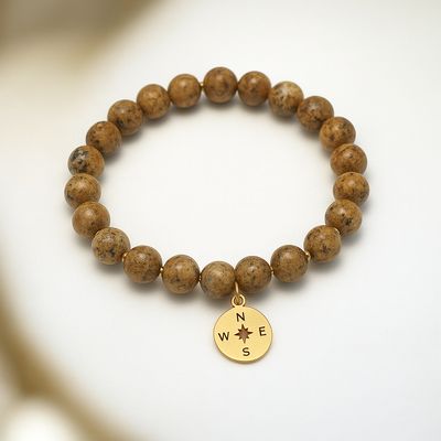 Bransoletka z różą wiatrów