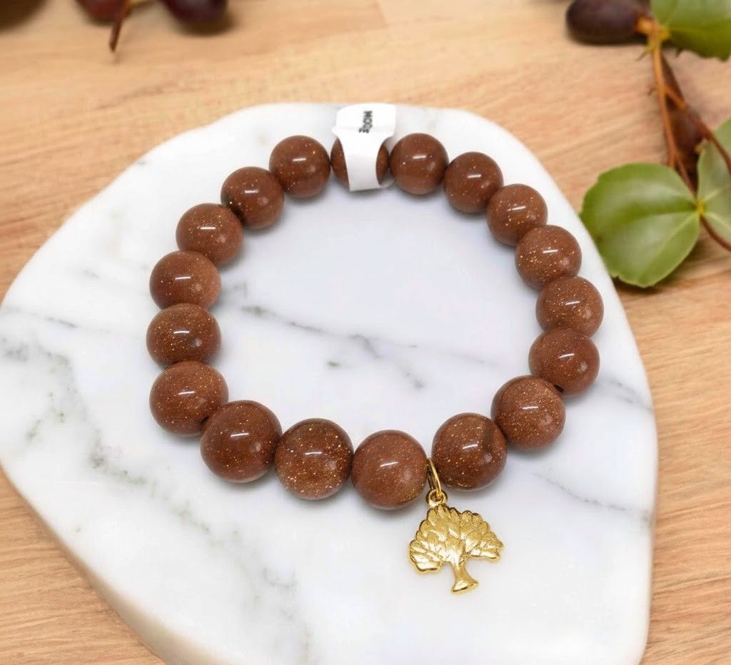 Bransoletka piasek pustyni z drzewem szczęścia