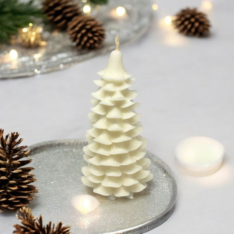 Choinka świeca sojowa