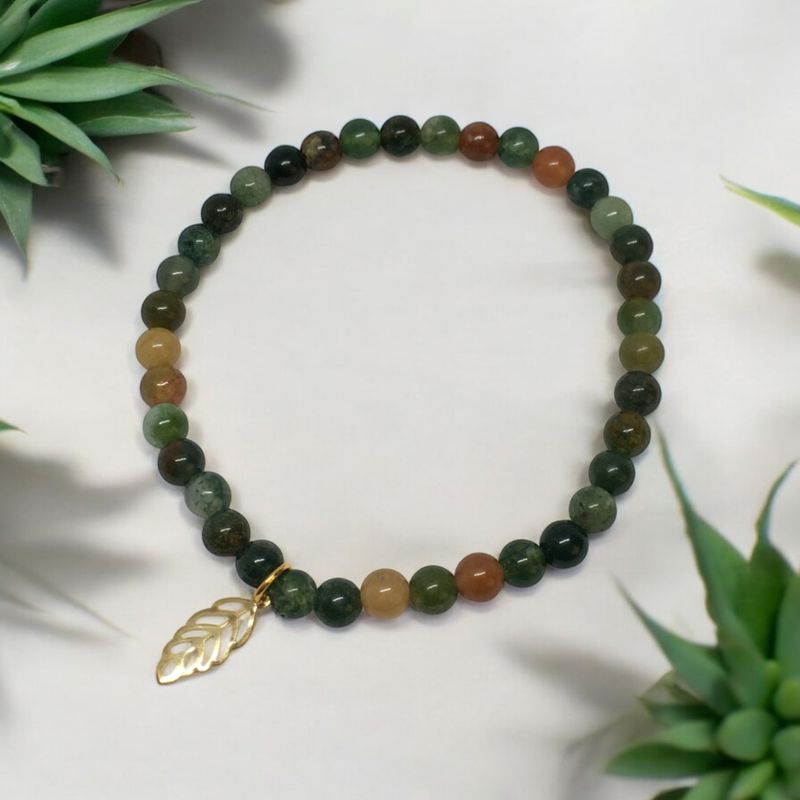 Bransoletka z agatami