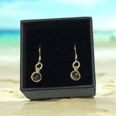 Kolczyki srebrne z cytrynami