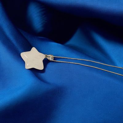 Naszyjnik gwiazda z kryształu górskiego