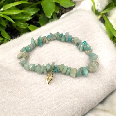 Bransoletka z amazonitami