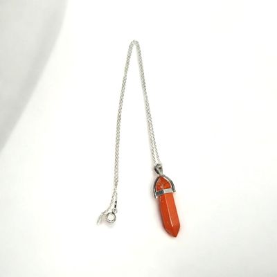 Naszyjnik z jaspisem czerwonym