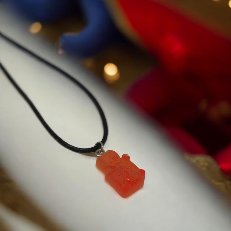 Naszyjnik żelek żywicy