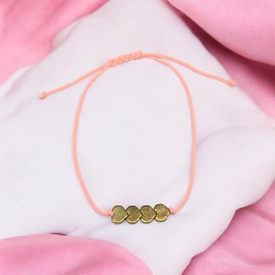 Bransoletka serca z hematytem