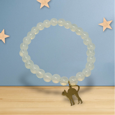 Bransoletka kotek z opalitem