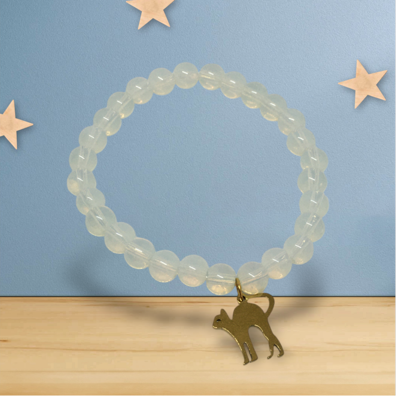 Bransoletka kotek z opalitem