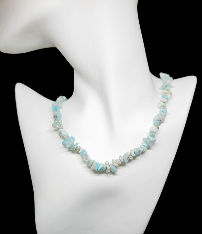 Naszyjnik z amazonitu - kamień naturalny