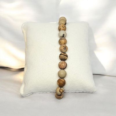 Bransoletka z matowym jaspisem