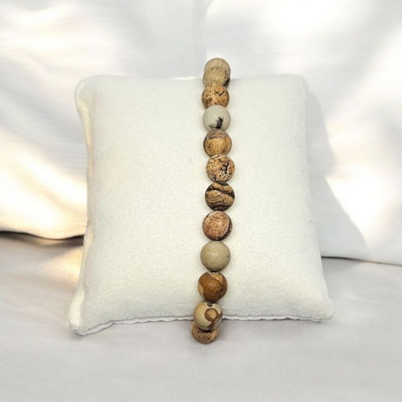 Bransoletka z matowym jaspisem