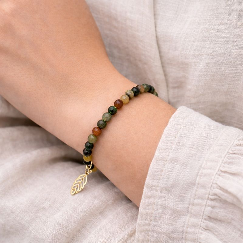 Bransoletka z agatami